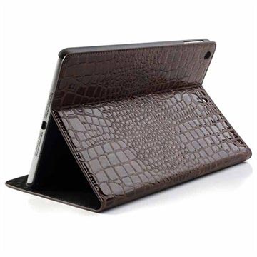 iPad Air Folio Taske - Krokodille - Brun