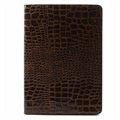 iPad Air Folio Taske - Krokodille - Brun