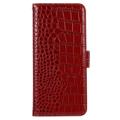 Crocodile Samsung Galaxy A14 Læderpung med RFID - Rød