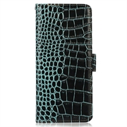 Xiaomi 17T Pro Crocodile Series Læderpung med RFID - Grøn