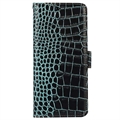 Nokia G42 Crocodile Series Læderpung med RFID - Grøn