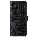 Crocodile Series Sony Xperia 5 IV Læderpung med RFID