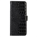 Crocodile Series iPhone 13 Læderpung med RFID