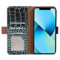 Crocodile Xiaomi Redmi A1+ Læderpung med RFID - Grøn