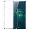 Skridsikker Sony Xperia XZ2 TPU Cover - Gennemsigtig
