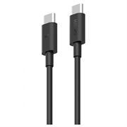 Cuktech USB-C til USB-C-kabel - 240W, 1.5m, 6A - sort