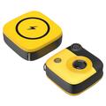 Cute Mini PD 10000mAh trådløs powerbank E49 - 20W - gul