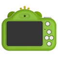 Cute Zoo Dual-Lens Børn Digitalkamera med 32GB Hukommelseskort - 20MP - Frø