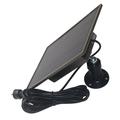 D-306 3W solcellepanel til overvågningskamera - 6000mAh