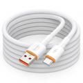D-POWER 2002 USB-A/USB-C-kabel 3A - 2m - hvid