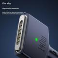 D039 USB-C til MagSafe 3 PD-opladerkabel i flettet nylon til MacBook Pro 16" - 140W, 2m - midnatsblå