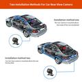 D19 MAX 4K dobbelt dashcam med bagkamera - GPS/WiFi - sort