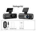 D192 MAX 4K WiFi-bilkamera - 170° vidvinkel, nattesyn, parkeringskamera - sort