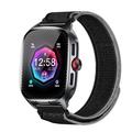 D20-smartwatch med trådløse øretelefoner og AI-oversættelse - nylonrem - sort