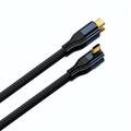 D24220 USB-C-kabel med vinkelstik til hurtigopladning, 240W - 2m - sort