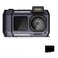D50 vandtæt actionkamera med 32GB TF-kort - sort