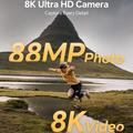 DC226 8K digitalkamera med 64GB hukommelseskort - 48MP