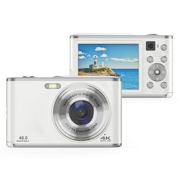 DC306L-AF Digitalkamera med to linser foran og bagpå Autofokus 16X zoom Vlogging-kamera til teenagere