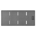 DE-60 60W sammenklappeligt solcellepanel og oplader til backpacking, vandreture og camping - sort