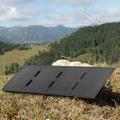 DE-60 60W sammenklappeligt solcellepanel og oplader til backpacking, vandreture og camping - sort