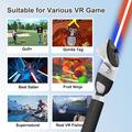 DEVASO håndtagsforlænger til Meta Quest 3 VR-headset tilbehør til golfhåndtag - sort