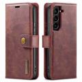 DG.Ming Samsung Galaxy S23+ 5G Læderpung med Aftagelig Cover - Vinrød