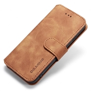iPhone 7/8/SE (2020)/SE (2022) DG.MING Retro læder cover / pung - Brun