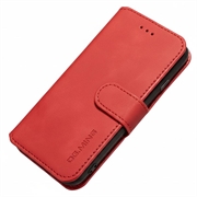 iPhone 7/8/SE (2020)/SE (2022) DG.MING Retro læder cover / pung - Rød
