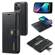 iPhone 15 DG.Ming Læderpung med Aftageligt Cover