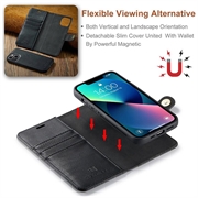 iPhone 15 DG.Ming Læderpung med Aftageligt Cover