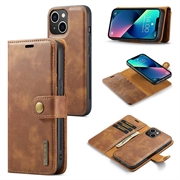 iPhone 15 DG.Ming Læderpung med Aftageligt Cover
