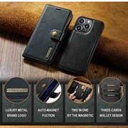 iPhone 15 Pro Max DG.Ming Læderpung med Aftageligt Cover