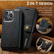 iPhone 15 Pro Max DG.Ming Læderpung med Aftageligt Cover