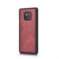 DG.Ming Huawei Mate 20 Pro Læderpung med Aftageligt Cover - Rød