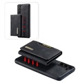 DG.Ming M2 Samsung Galaxy S21 FE 5G Hybrid Cover med Pung - Sort