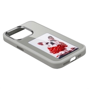 iPhone 15 Pro Max DIY E-InkCase NFC-etui - grå