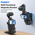 DJI Osmo Pocket 4 multifunktionelt magnetstativ - 1/4"-gevind - sort