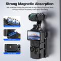 DJI Osmo Pocket 4 multifunktionelt magnetstativ - 1/4"-gevind - sort