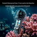 DJI Osmo Pocket 4P IPX8 vandtæt etui / dykkeretui - gennemsigtigt