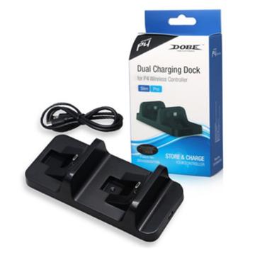 DOBE Dual Charging Dock Station til trådløse PS4-controllere