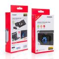 DOBE TNS-1136 Konsolventilator med blåt lys til Nintendo Switch OLED - Sort