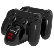 DOBE TP4-889 Charging Dock Dual Stand Charger Base til PS4 / PS4 Slim / PS4 Pro Dualshock Controller