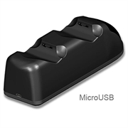 DOBE TP4-889 Charging Dock Dual Stand Charger Base til PS4 / PS4 Slim / PS4 Pro Dualshock Controller