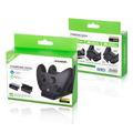 DOBE TYX-532X til Xbox Series S / X Controller Charging Dock Dual Gamepad Charging Stand med Dual Battery Pack - Sort