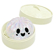 Dowmoo Halloween-dumplings-squishy-stressaflastningslegetøj med dampkogekasse