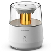 DP-160 Ultralydsbefugter med regndråbeeffekt/diffusor til æteriske olier - 320ml - hvid
