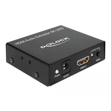 DeLock HDMI Audio Extractor - 4K @ 30Hz - Sort
