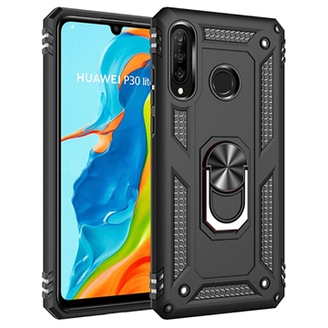 Huawei P30 Lite Defender Series Hybrid Cover - Sort
