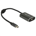 Delock USB-C til Mini DisplayPort Adapter Kabel - Mørkegrå