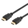 Deltaco højhastigheds HDMI 2.0-kabel med Ethernet - 1 m - sort